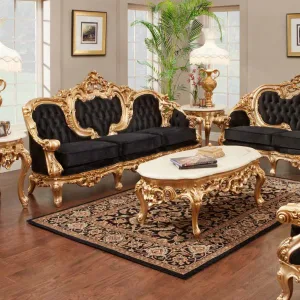 Odette living room sofa, loveseat, and chair