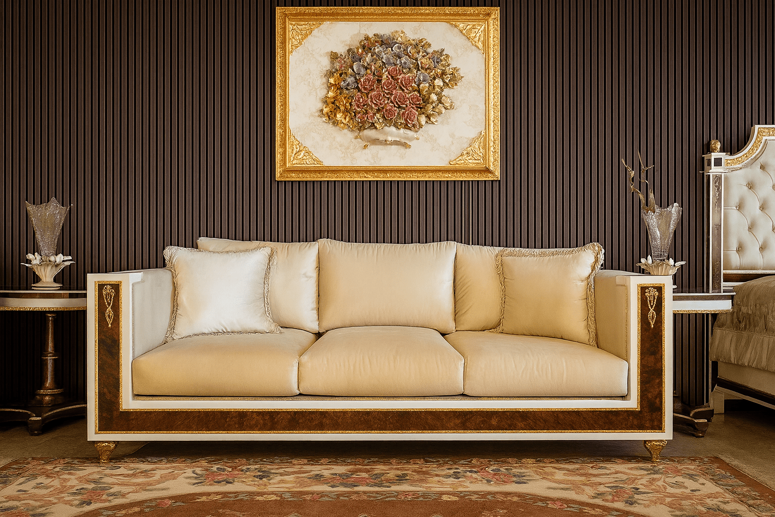 The Lucente Living Room in Gilded Gold - Image 2