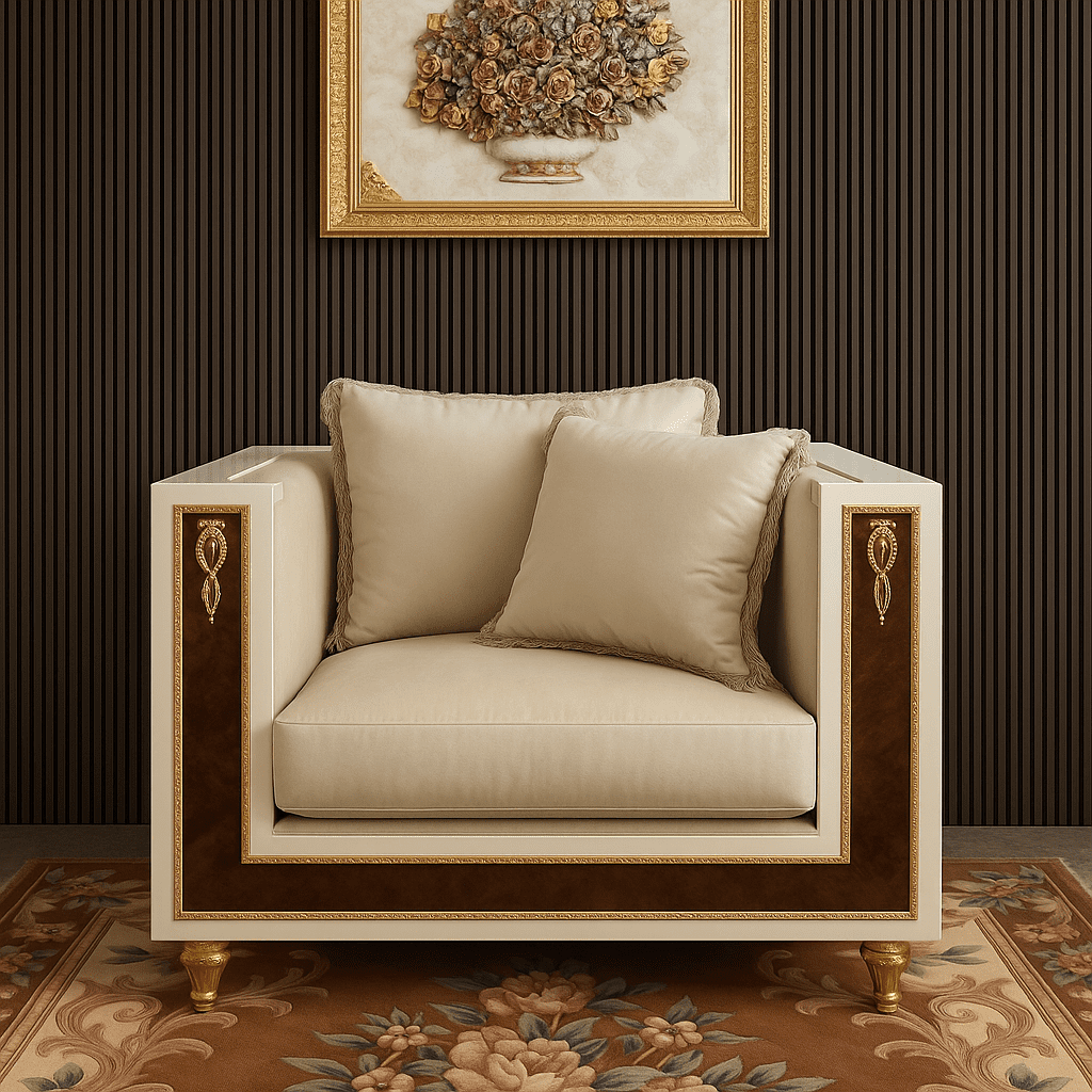 The Lucente Living Room in Gilded Gold - Image 3