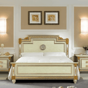 Gianni Italian Bedroom in Gold Leaf